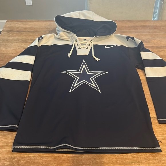Sean Lee hockey style Dallas Cowboy football jersey size medium Nike - Picture 1 of 9